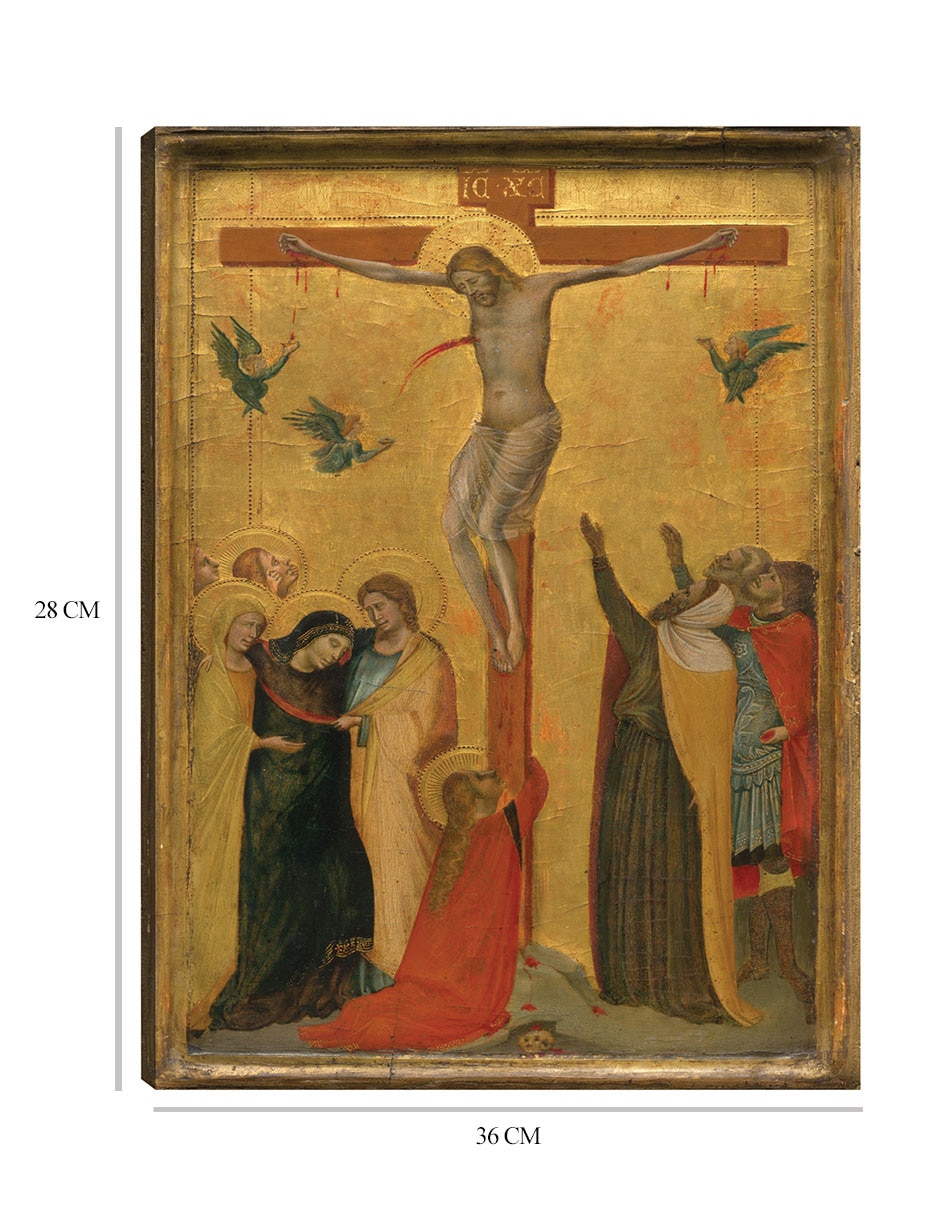 Cuadro decorativo La Crucifixión, c. 1320/1325 técnica mixta Figuras Celestiales 2