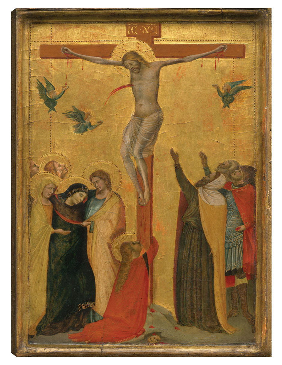 Cuadro decorativo La Crucifixión, c. 1320/1325 técnica mixta Figuras Celestiales