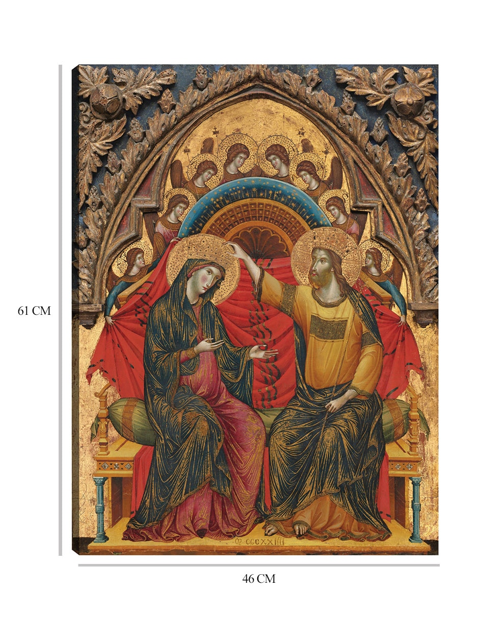 Cuadro decorativo La Coronación de la Virgen, 1324 técnica mixta Vírgenes 2