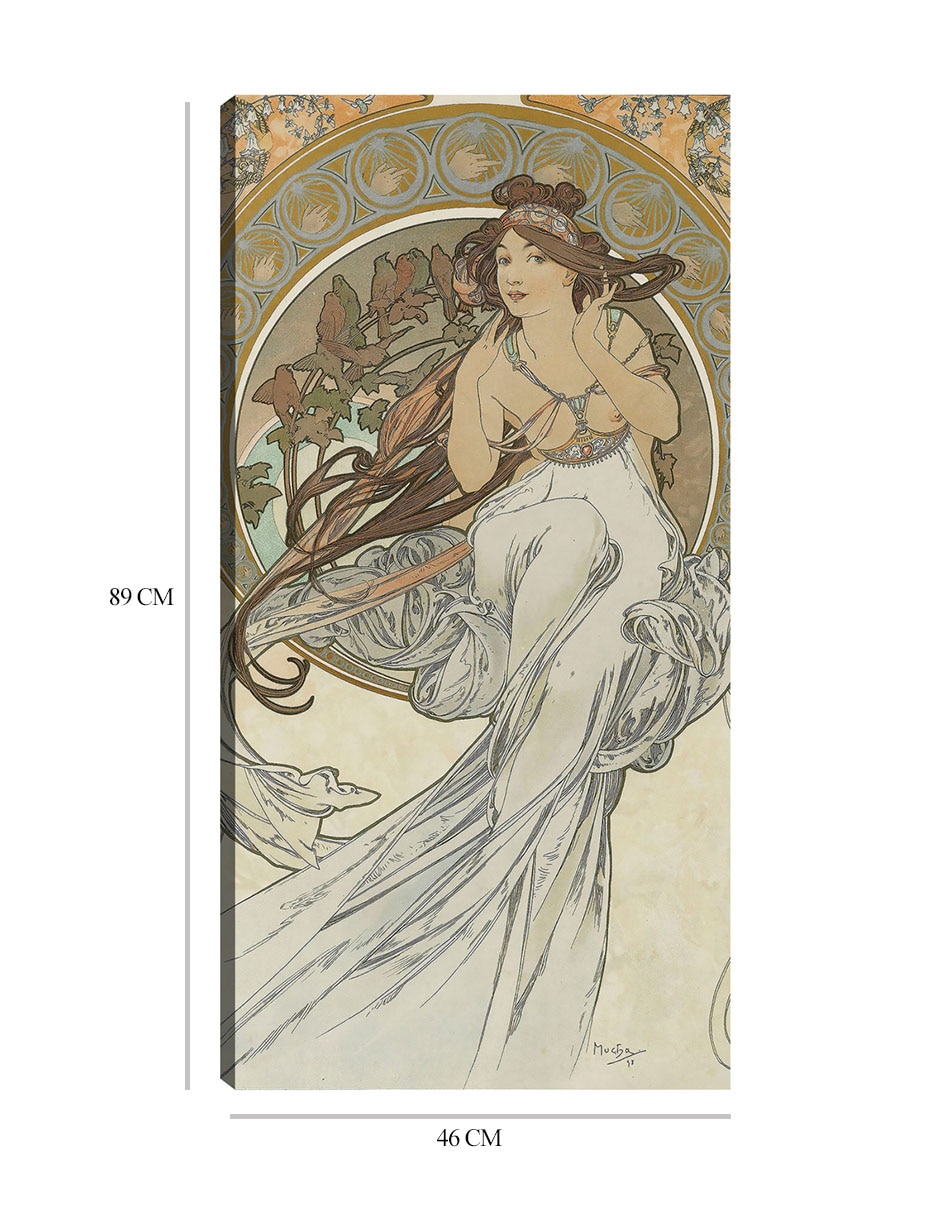 Cuadro decorativo Las artes 1 (1898) técnica mixta Gente 2