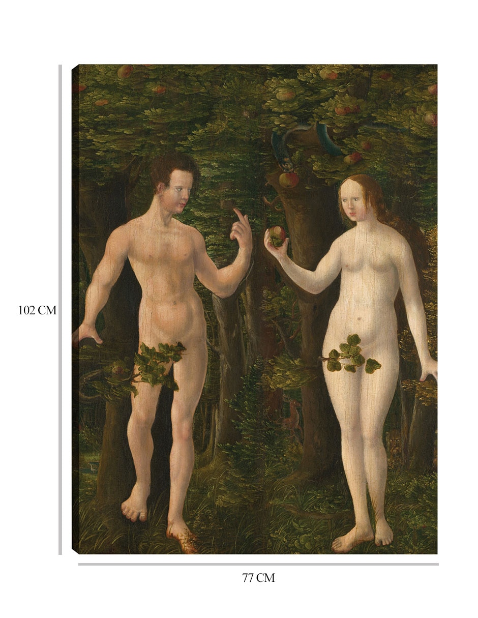 Cuadro decorativo La caída del hombre [panel central], c. 1535 técnica mixta Religión y Espiritualidad 7