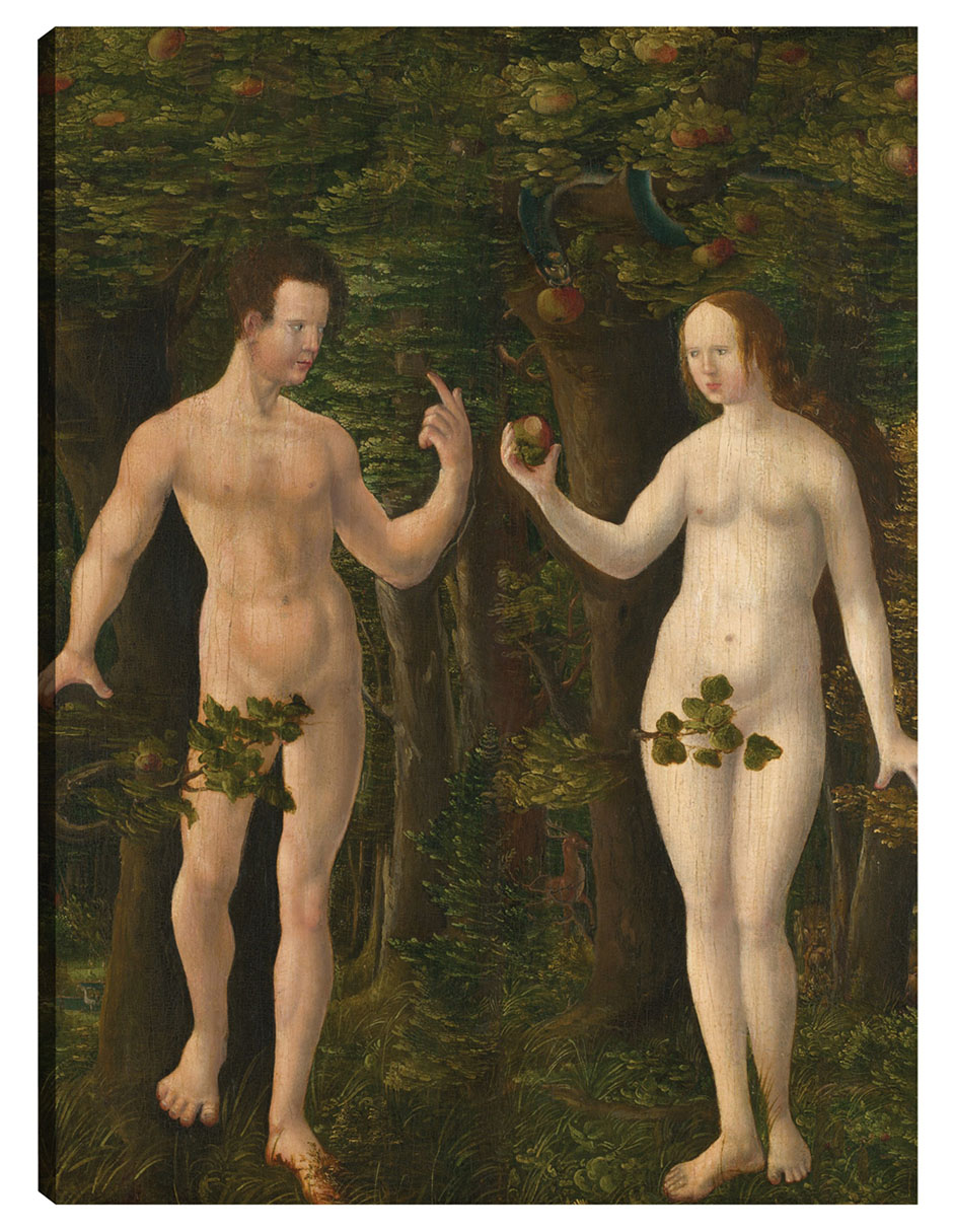 Cuadro decorativo La caída del hombre [panel central], c. 1535 técnica mixta Religión y Espiritualidad