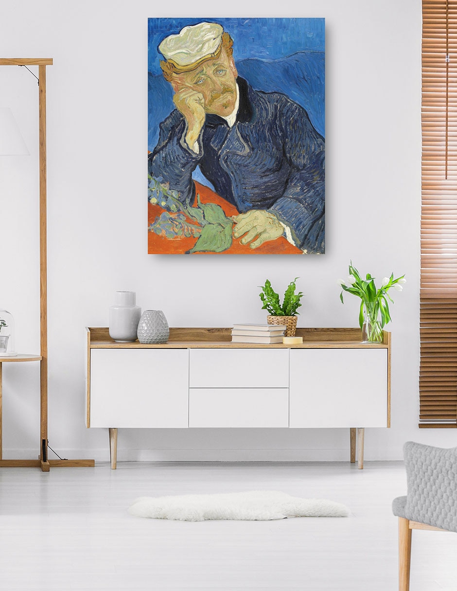 Cuadro decorativo Dr. Paul Gachet técnica mixta Gente 4