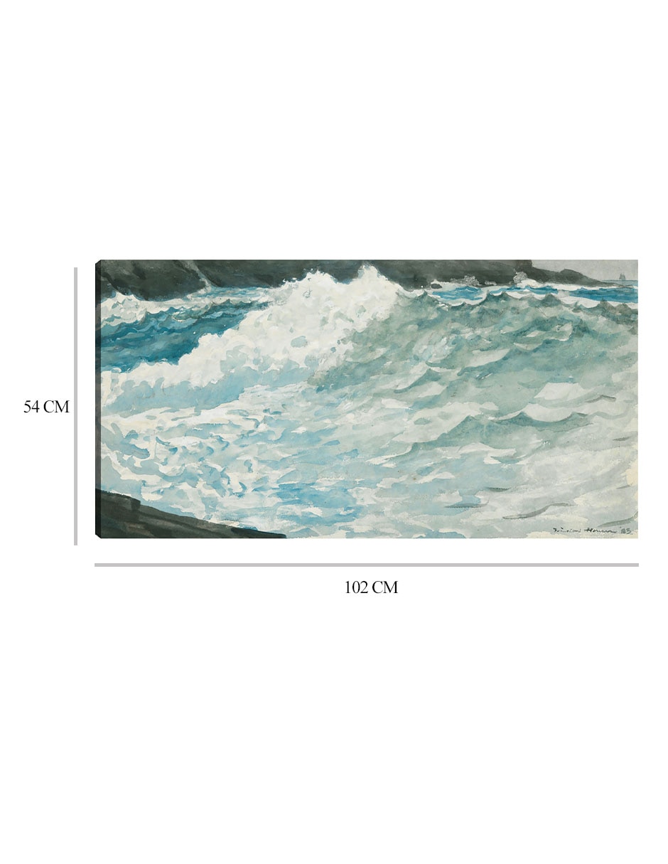 Cuadro decorativo Surf, cuello de Prout (1883) técnica mixta Océanos 2
