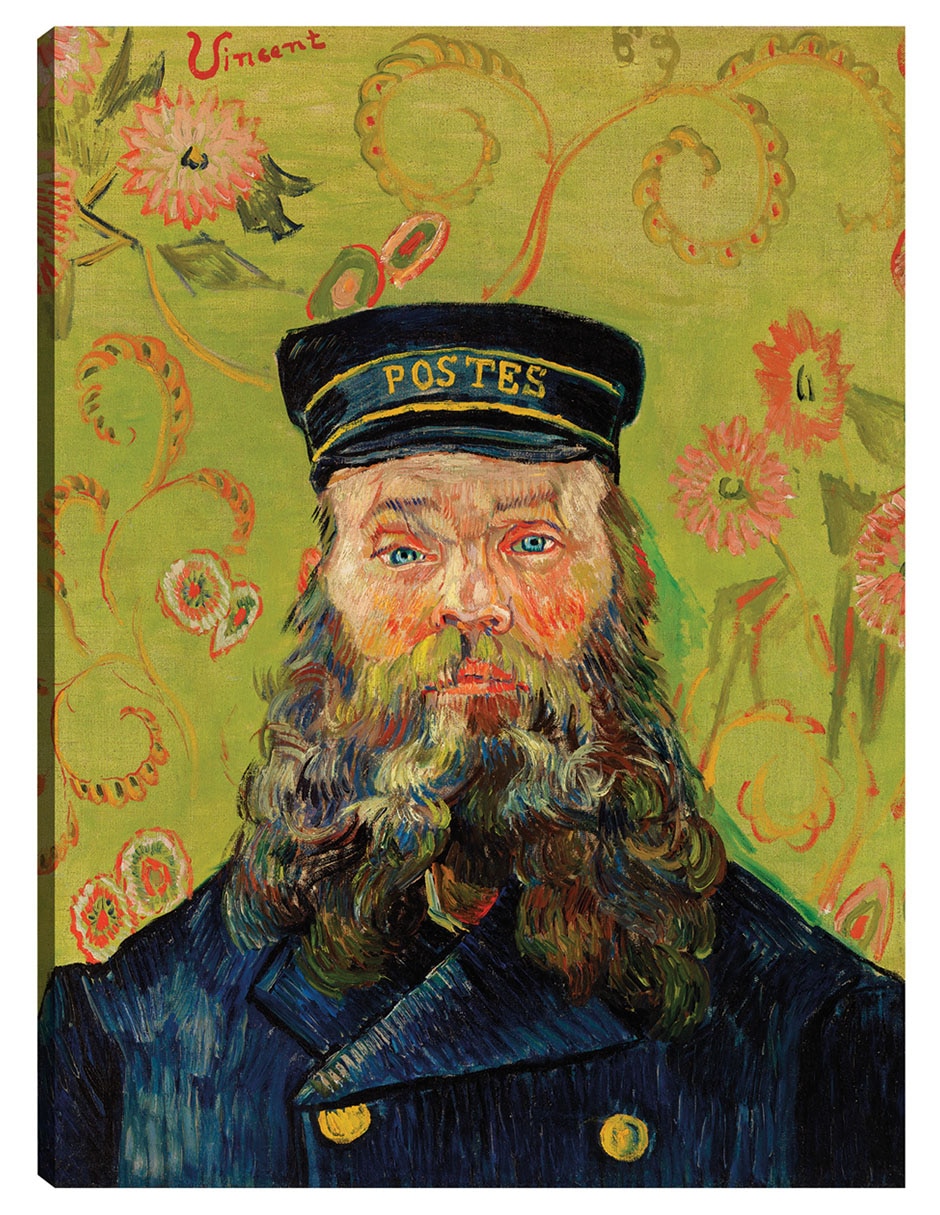 Cuadro decorativo El cartero (Joseph Roulin) (1888) técnica mixta Gente