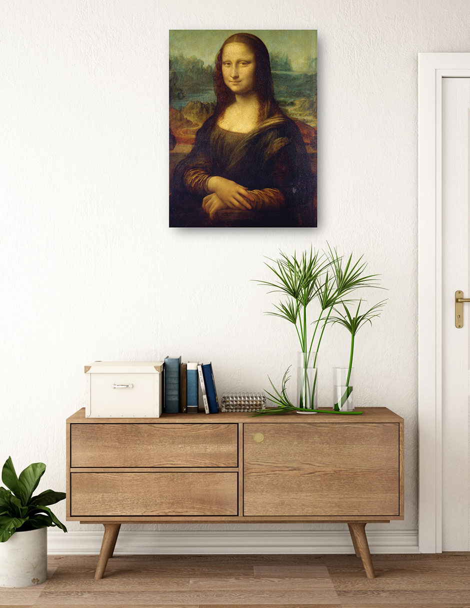Cuadro decorativo Mona Lisa (1503-1506) técnica mixta Gente 3