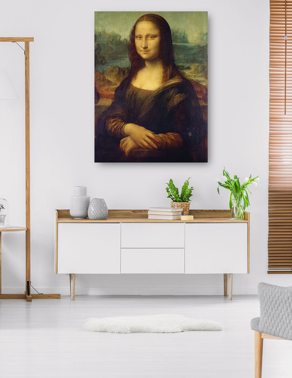 Cuadro decorativo Mona Lisa (1503-1506) técnica mixta Gente 5