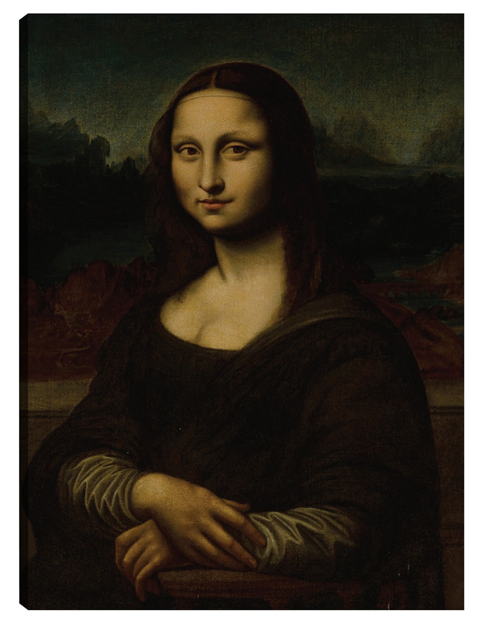 Cuadro decorativo Mona Lisa técnica mixta Gente
