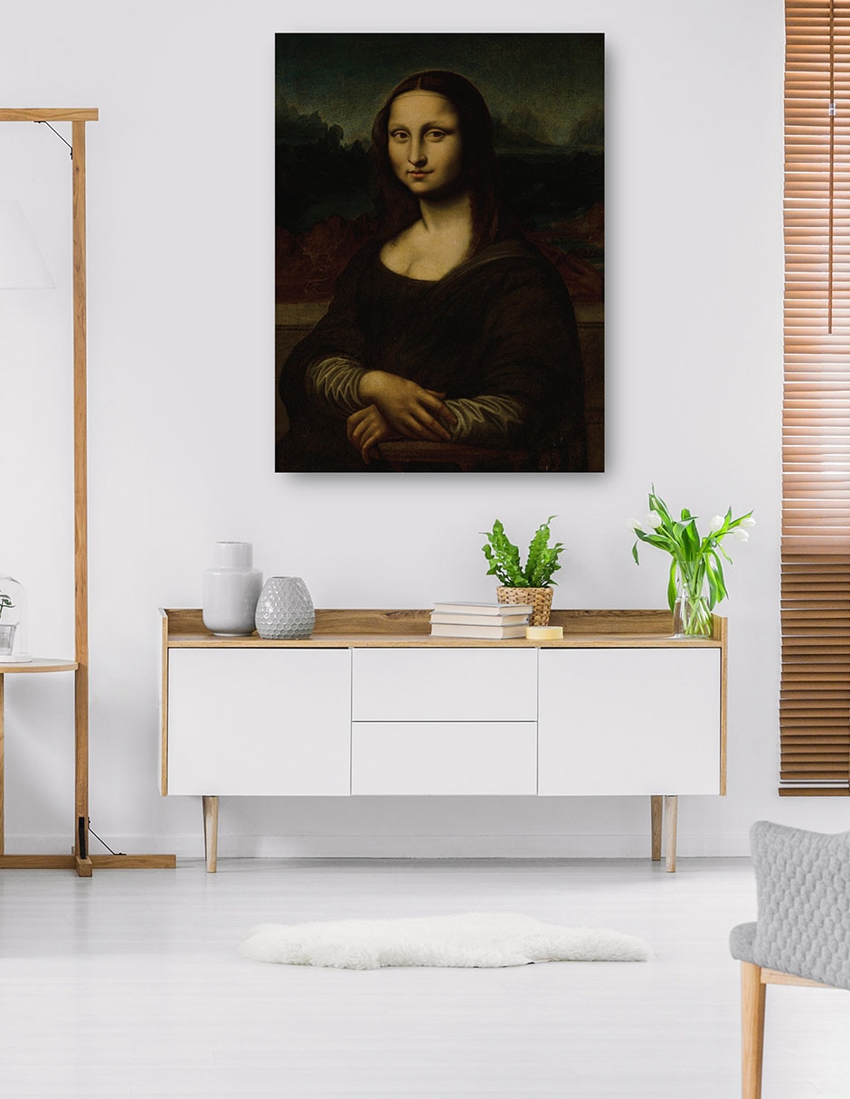 Cuadro decorativo Mona Lisa técnica mixta Gente 4