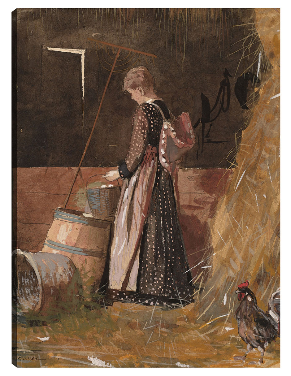 Cuadro decorativo Huevos frescos (1874) técnica mixta Gente Cuadro decorativo Huevos frescos (1874) técnica mixta Gente