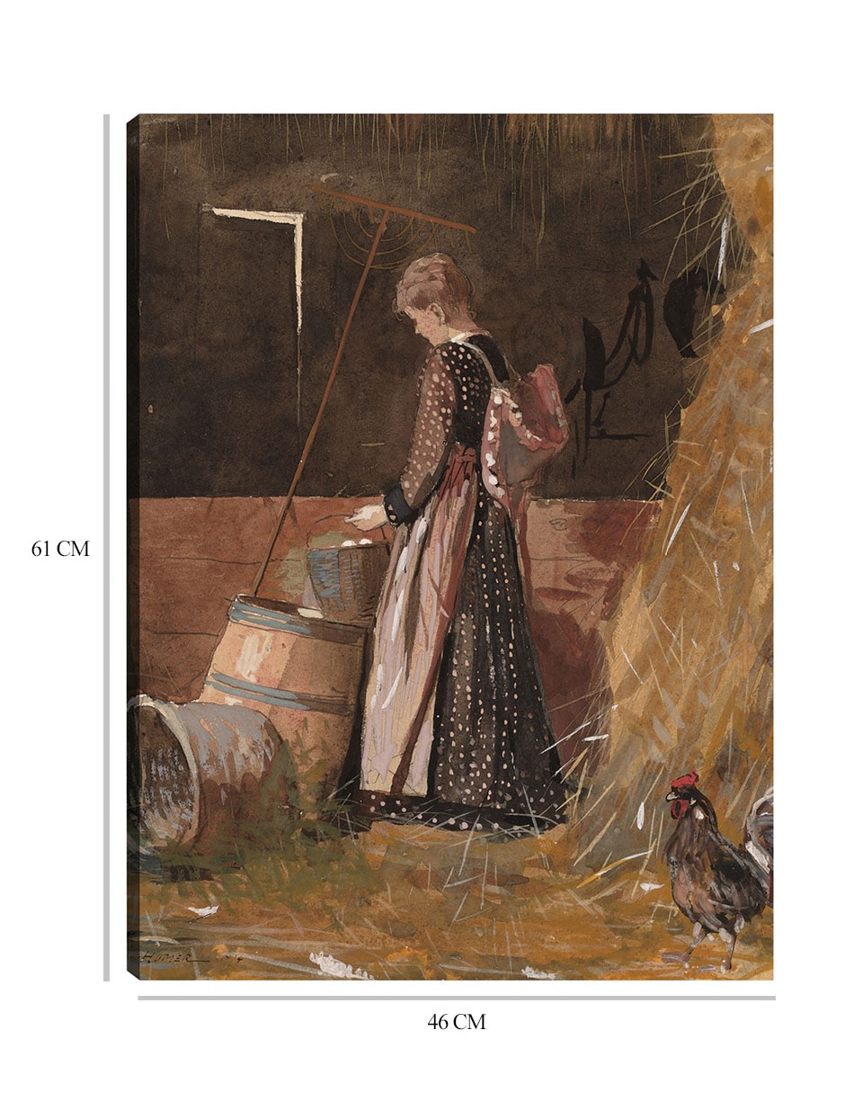 Cuadro decorativo Huevos frescos (1874) técnica mixta Gente 2