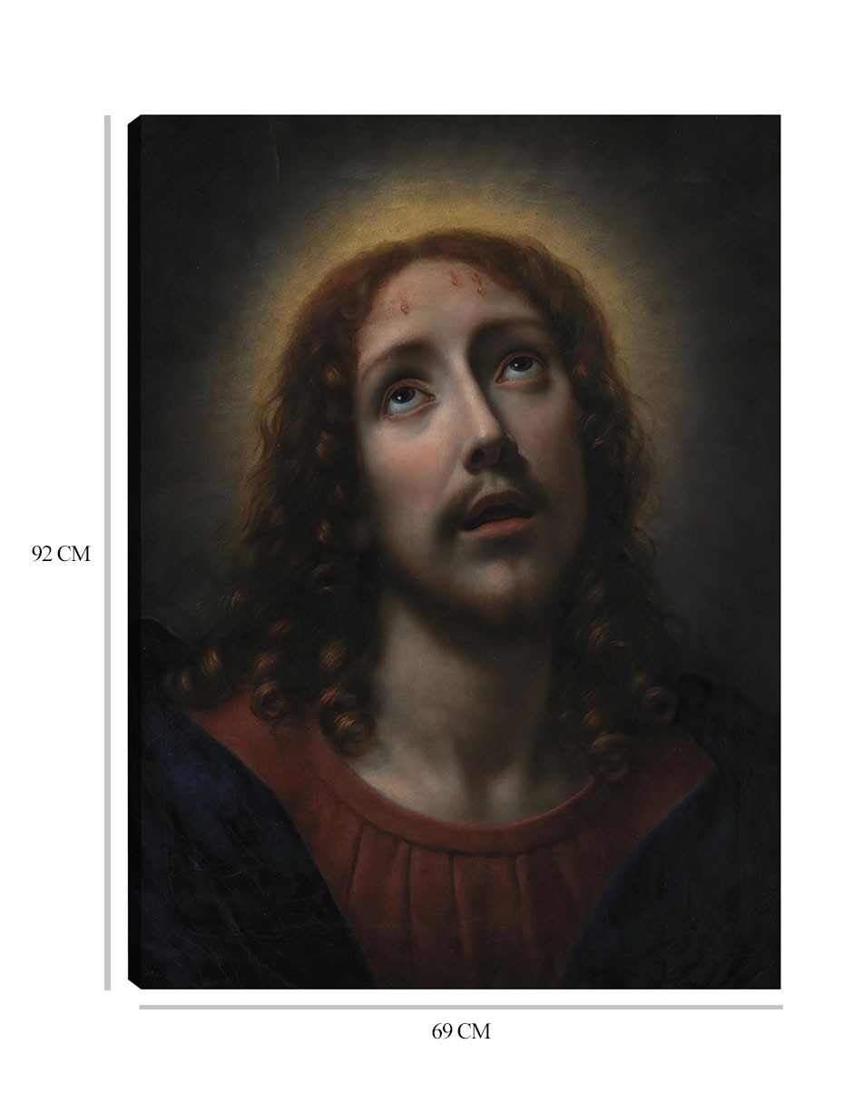 Cuadro decorativo La agonía de Cristo en el huerto de Getsemaní (1631 – 1686) técnica mixta Figuras Celestiales 2