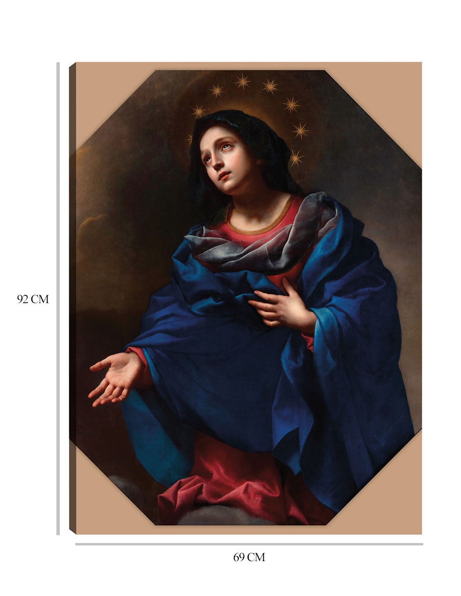 Cuadro decorativo Virgen en la Gloria (1665-1675) técnica mixta Vírgenes 2