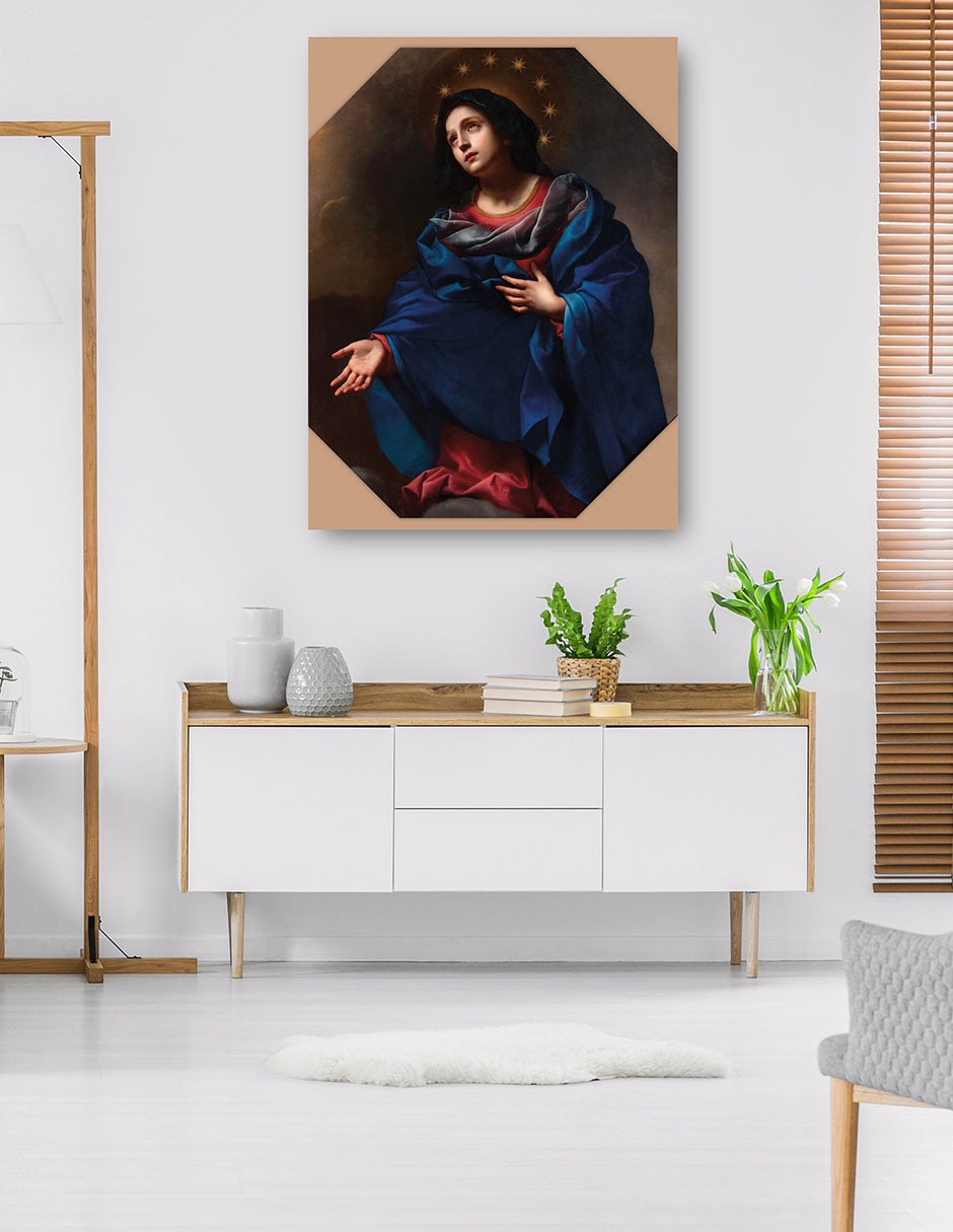 Cuadro decorativo Virgen en la Gloria (1665-1675) técnica mixta Vírgenes 4