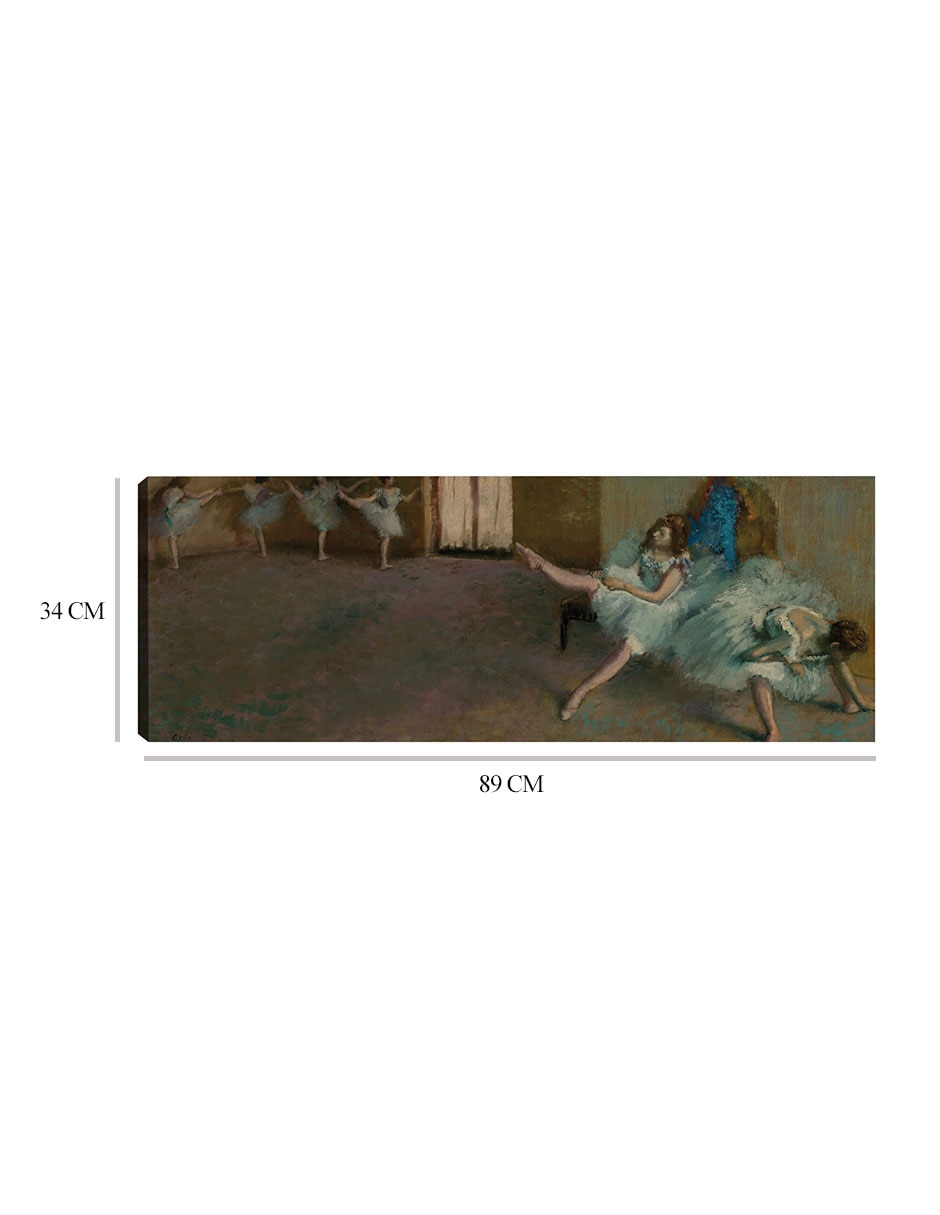 Cuadro decorativo Antes del ballet (c.1890/1982) técnica mixta Gente 2