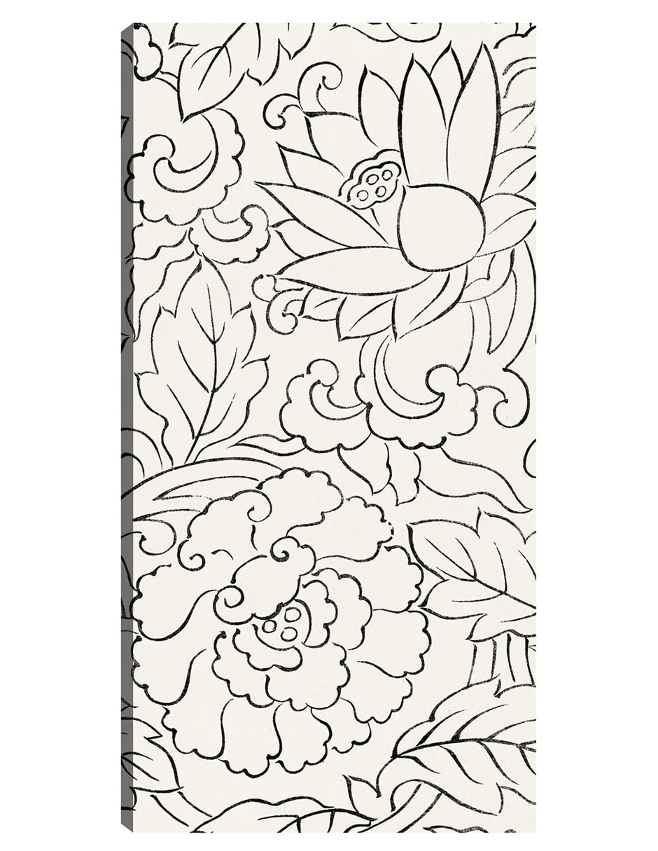 Cuadro decorativo técnica mixta Floración