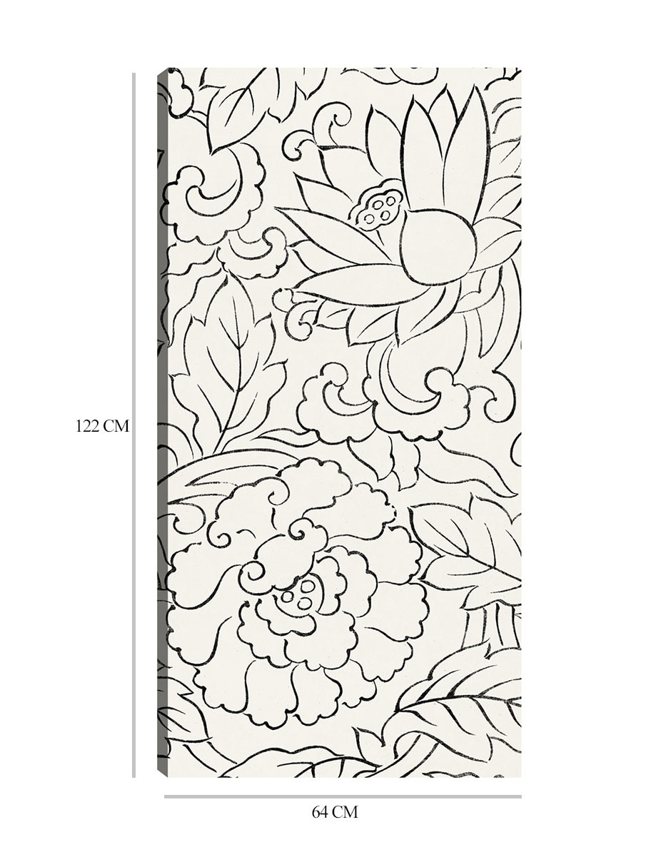 Cuadro decorativo técnica mixta Floración 7