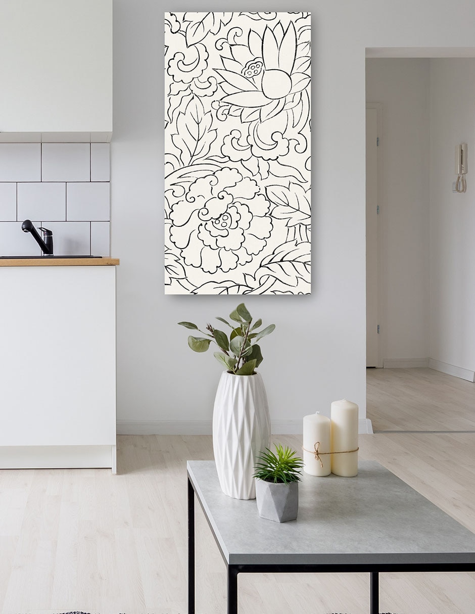 Cuadro decorativo técnica mixta Floración 4