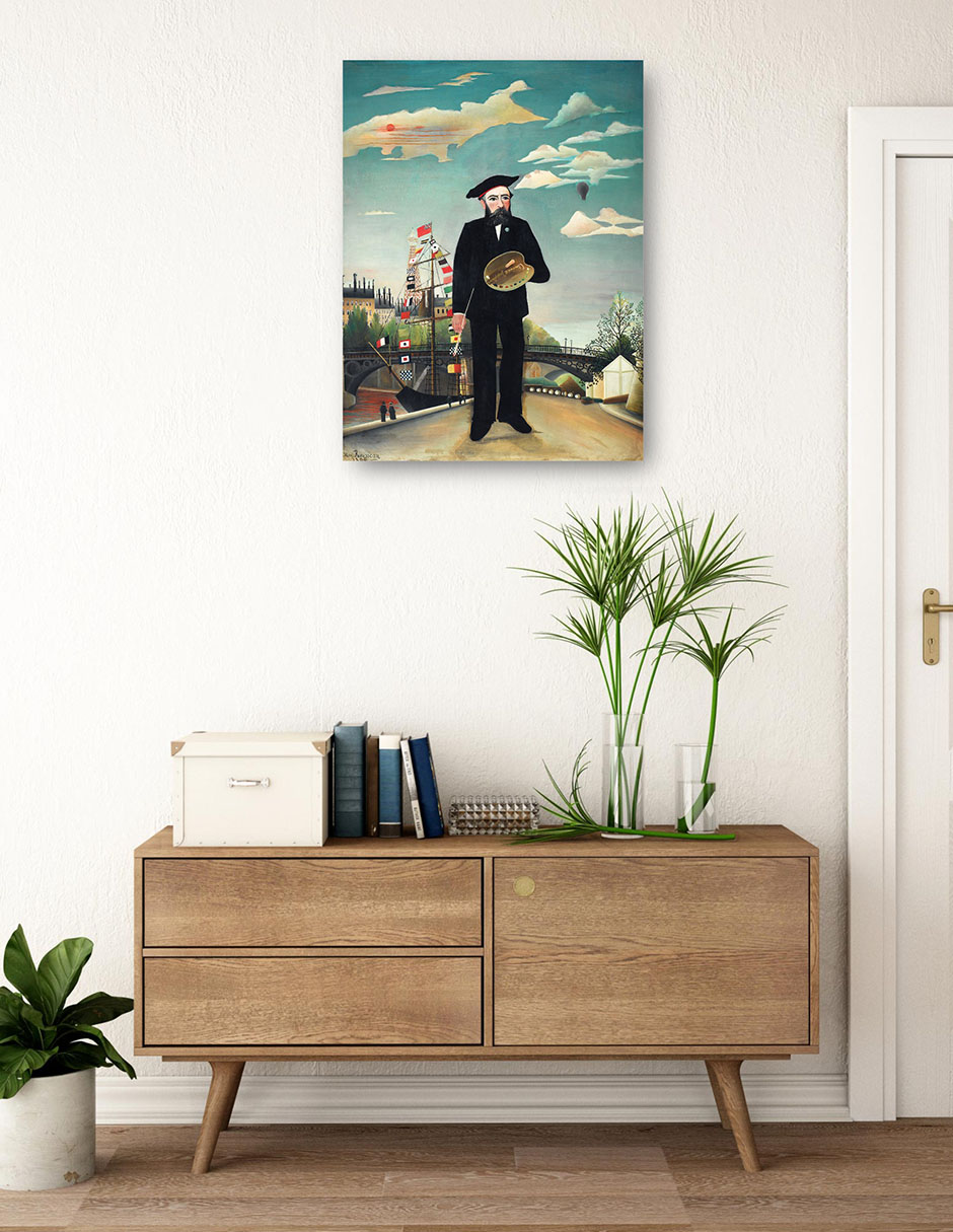 Cuadro decorativo técnica mixta Gente 2