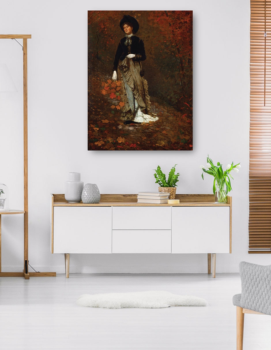 Cuadro decorativo Otoño (1877) técnica mixta Gente 5