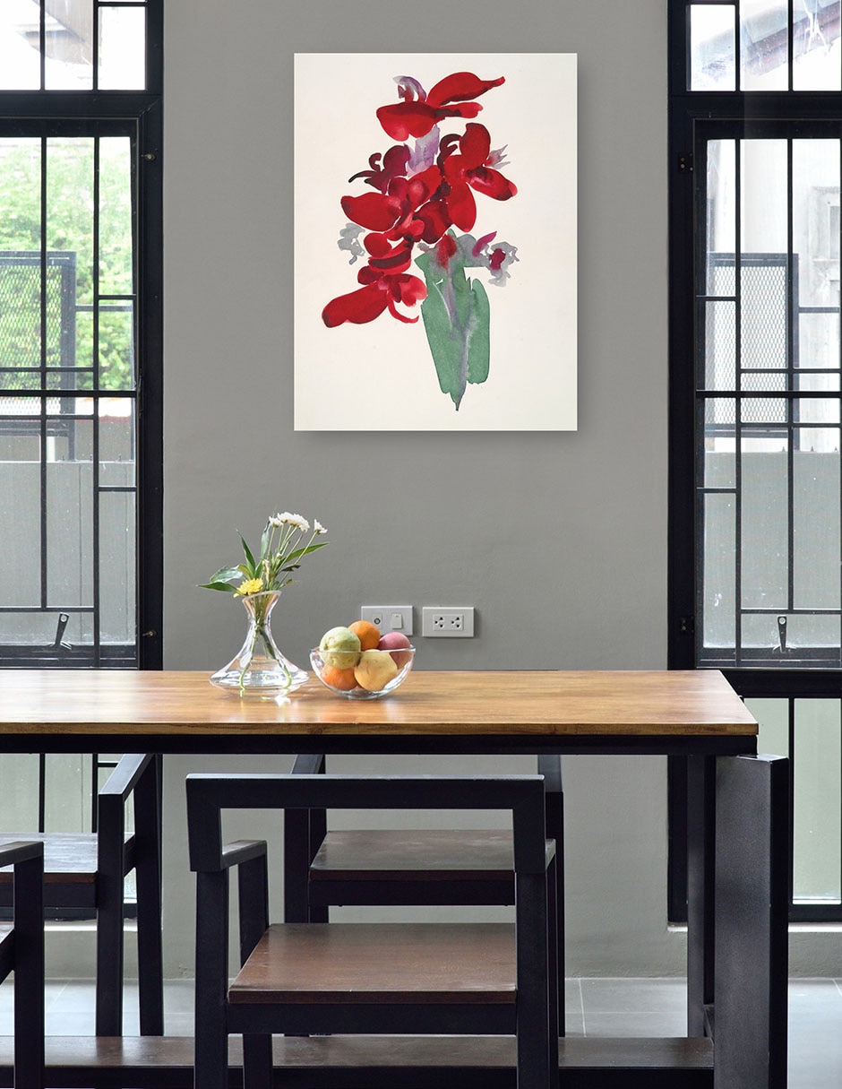Cuadro decorativo Canna roja (1915) técnica mixta Floreros 4