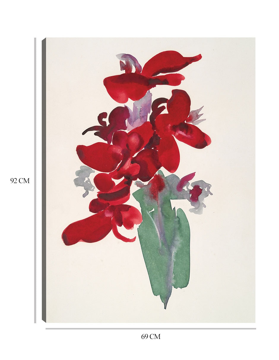 Cuadro decorativo Canna roja (1915) técnica mixta Floreros 2