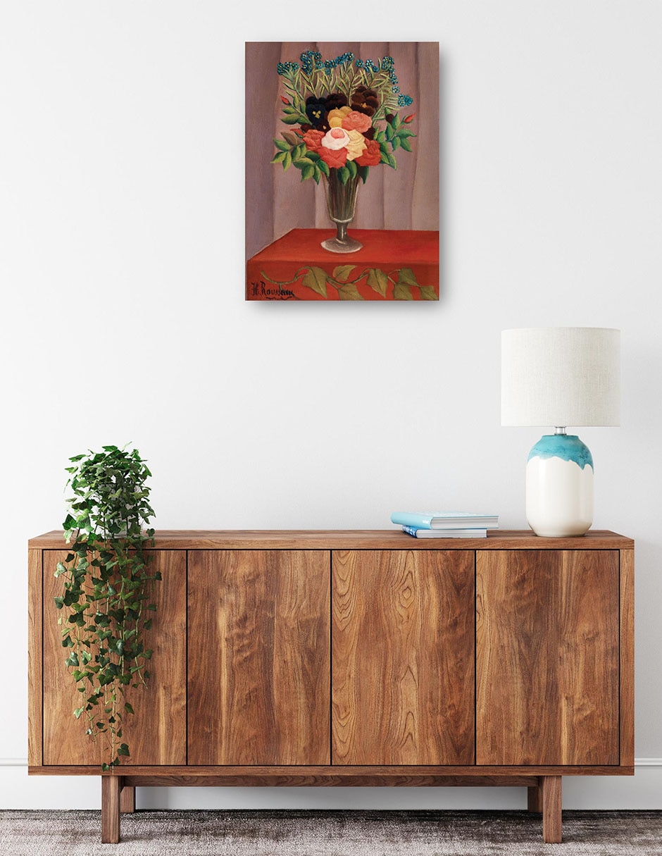Cuadro decorativo Ramo de flores (Bouquet de fleurs) (ca. 1909 –1910) técnica mixta Floreros 2