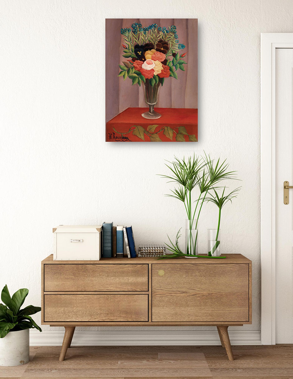 Cuadro decorativo Ramo de flores (Bouquet de fleurs) (ca. 1909 –1910) técnica mixta Floreros 3