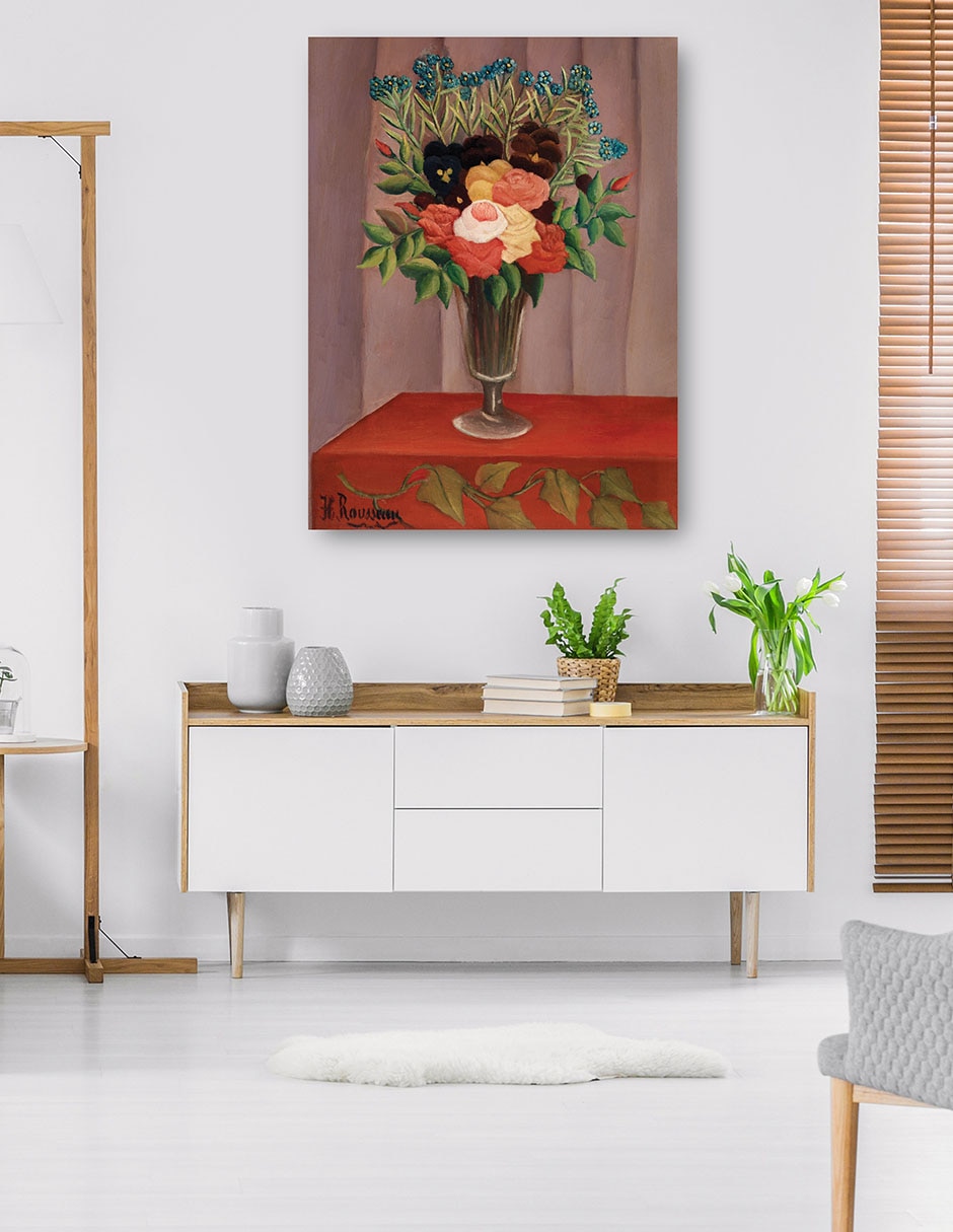 Cuadro decorativo Ramo de flores (Bouquet de fleurs) (ca. 1909 –1910) técnica mixta Floreros 4