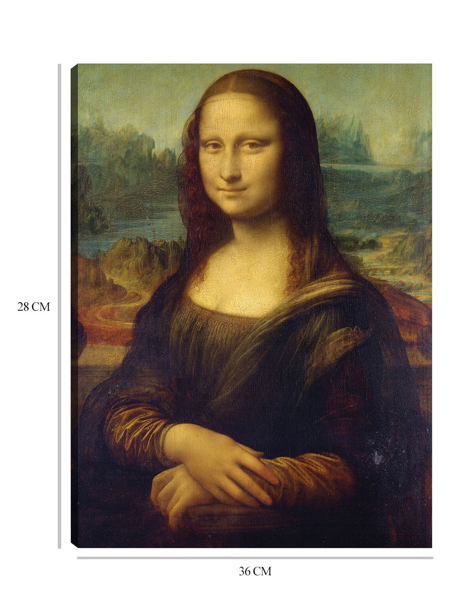 Cuadro decorativo Mona Lisa (1503-1506) técnica mixta Gente 2