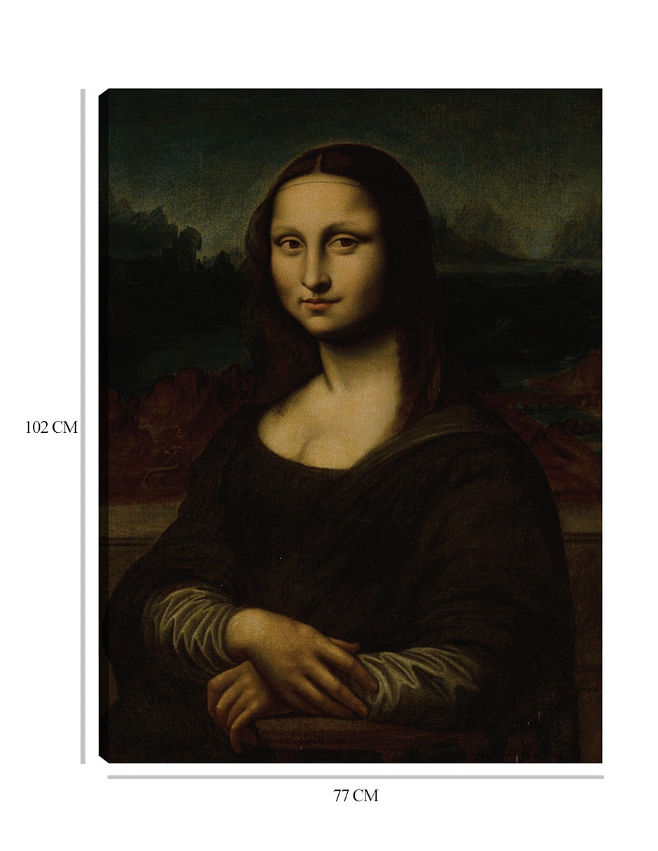 Cuadro decorativo Mona Lisa técnica mixta Gente 3