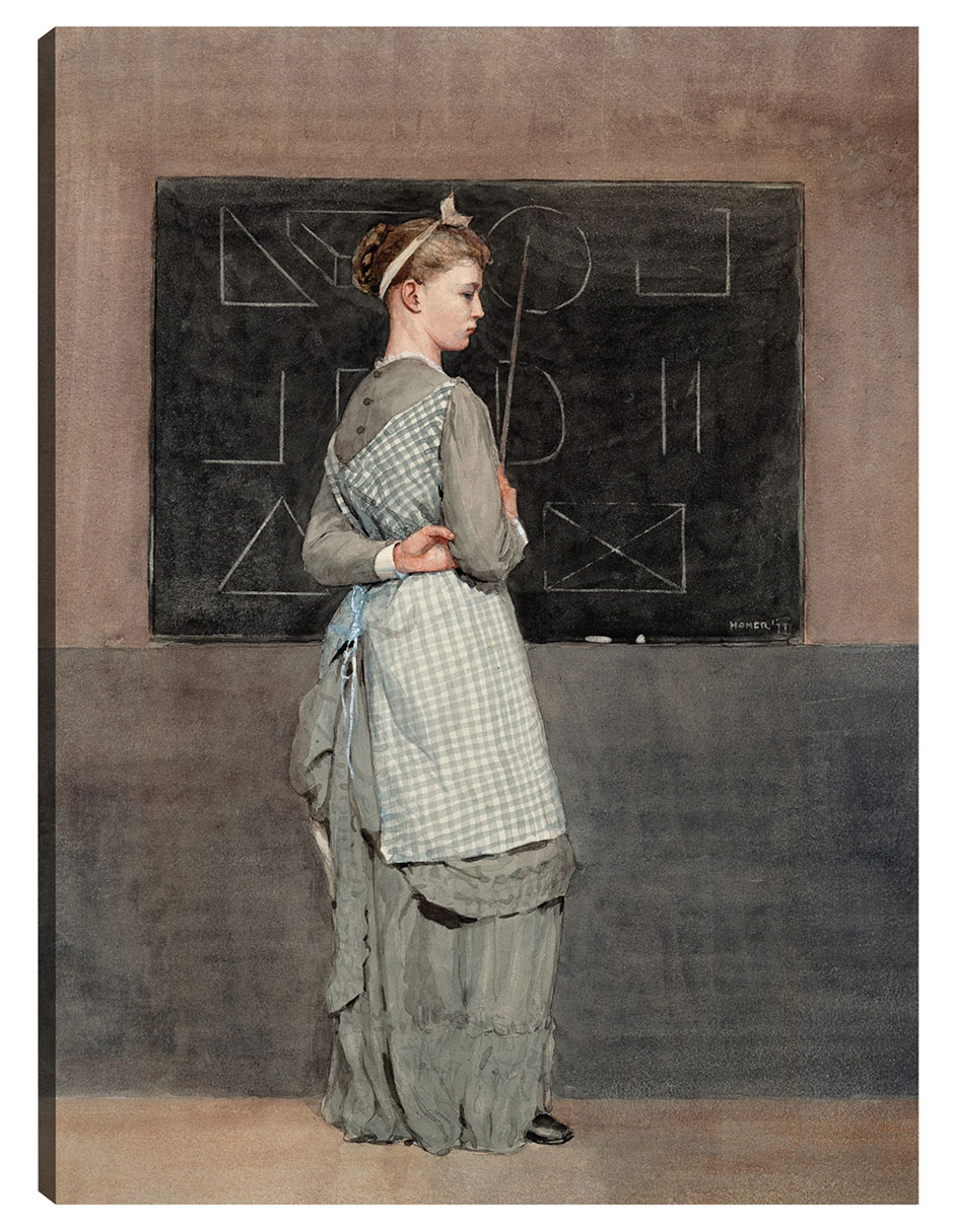 Cuadro decorativo Pizarra (1877) técnica mixta Gente