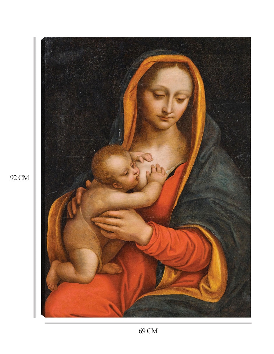 Cuadro decorativo Virgen y el Niño (siglo XVI) técnica mixta Vírgenes 3