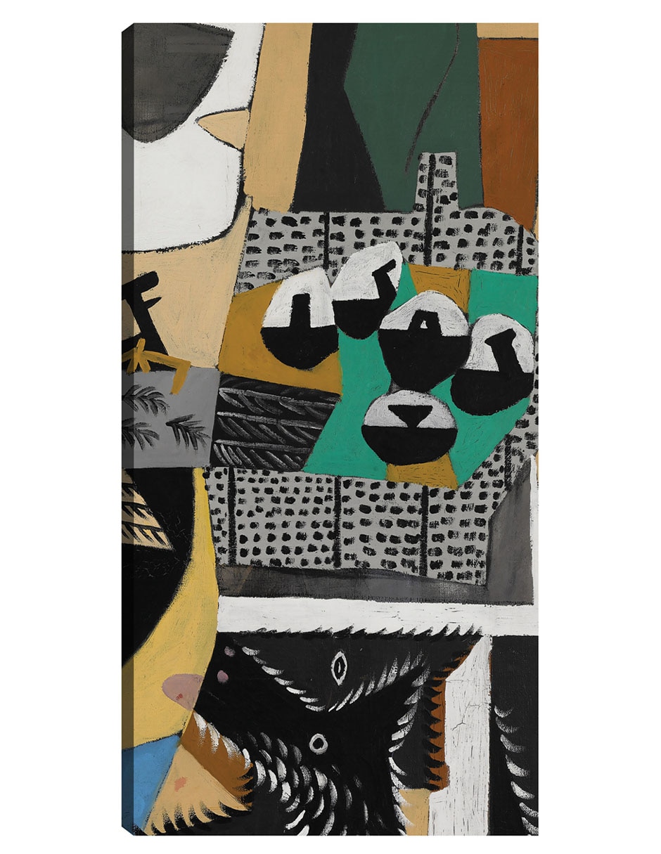Cuadro decorativo Perro y gallo (1921) técnica mixta Colores Cuadro decorativo Perro y gallo (1921) técnica mixta Colores