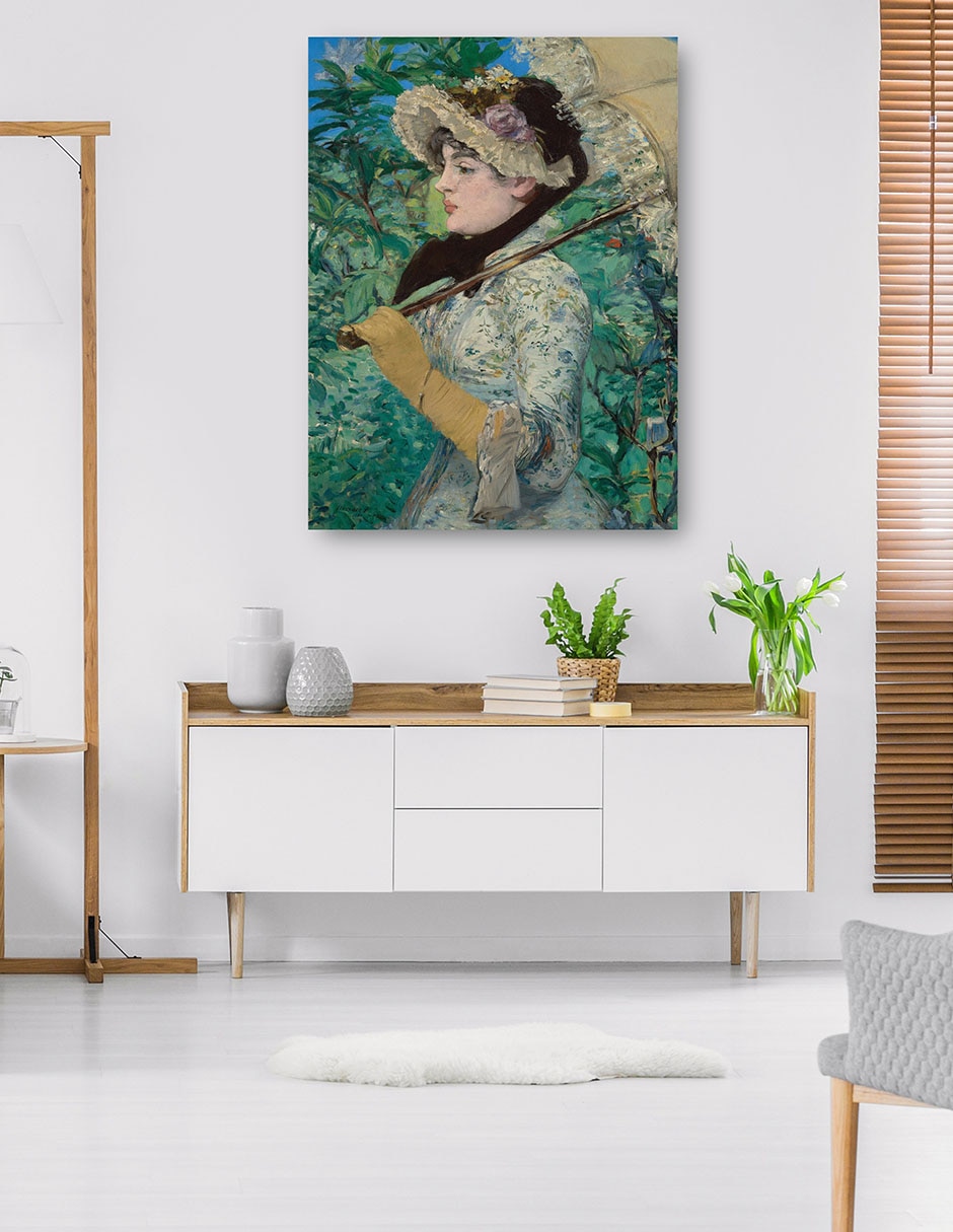 Cuadro decorativo Juana (primavera) (1881) técnica mixta Gente 4