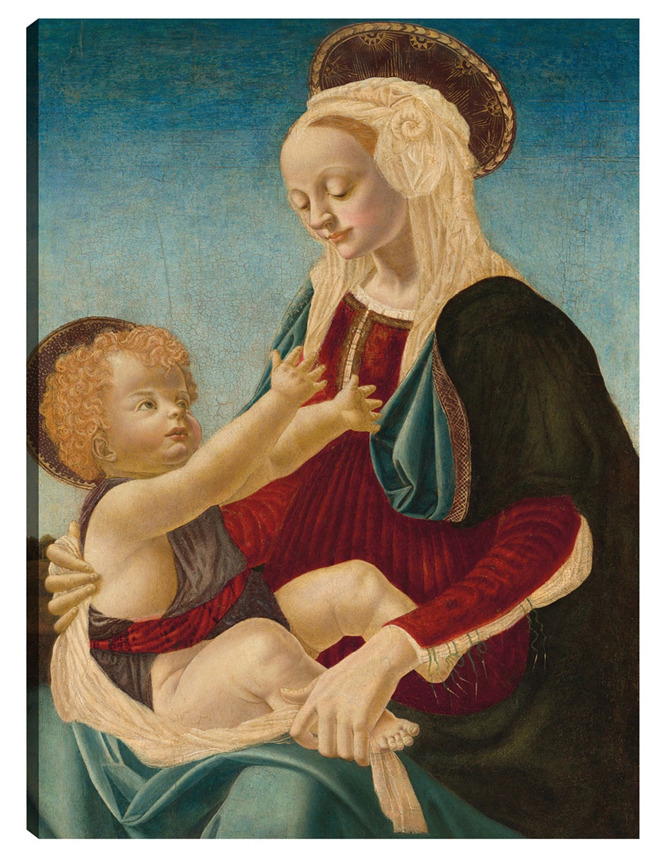 Cuadro decorativo La Virgen y el Niño c. 1470/1480 técnica mixta Vírgenes Cuadro decorativo La Virgen y el Niño c. 1470/1480 técnica mixta Vírgenes