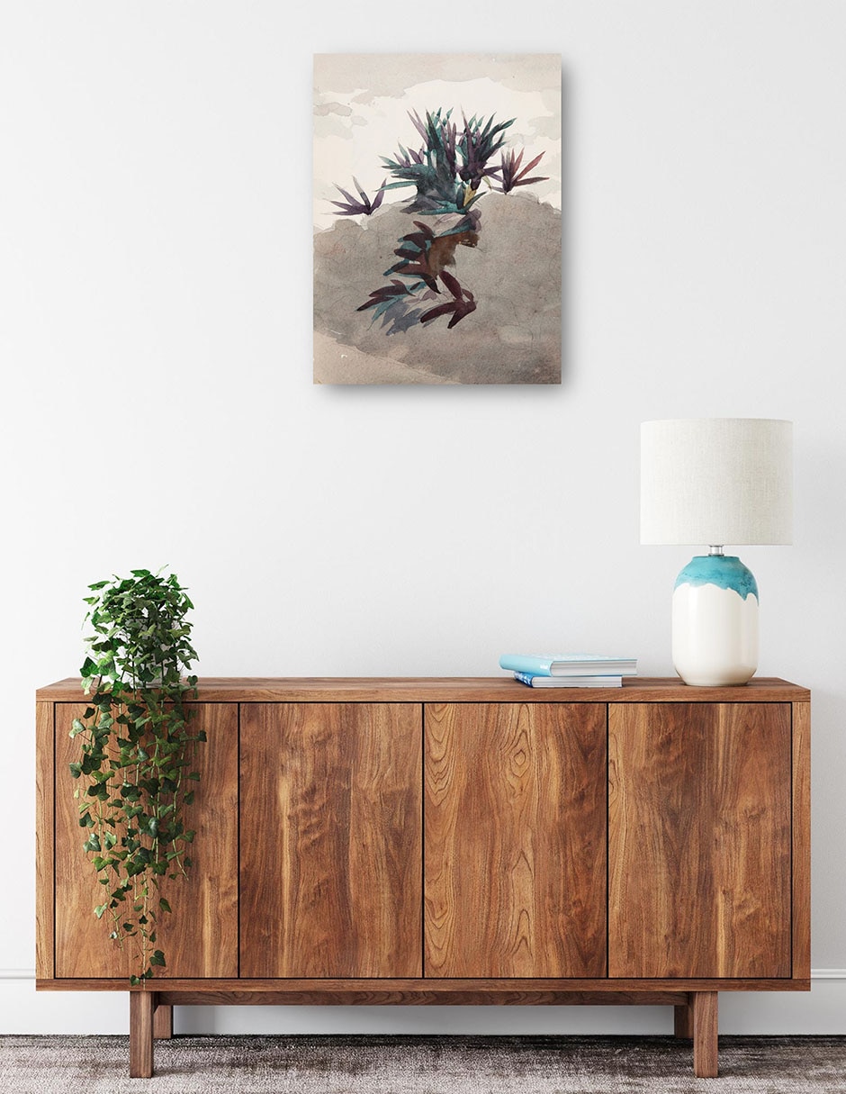 Cuadro decorativo Ladera con macizos de maguey (1898-1899) técnica mixta Formas 3