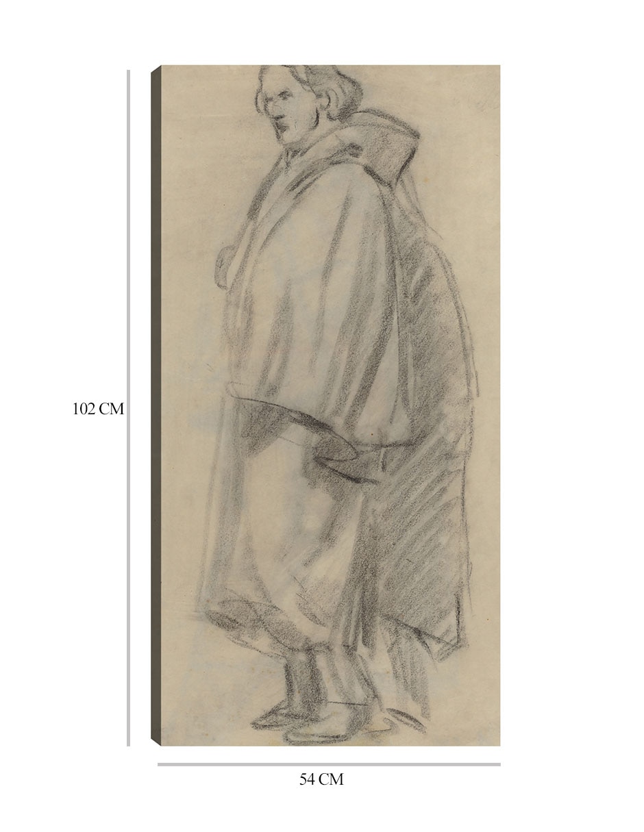 Cuadro decorativo Hombre con capa (verso) (1852-1858) técnica mixta Gente 2