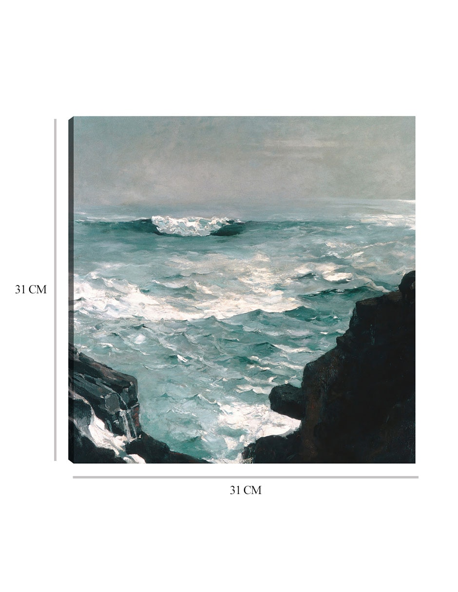 Cuadro decorativo Roca del cañón (1895) técnica mixta Océanos 3