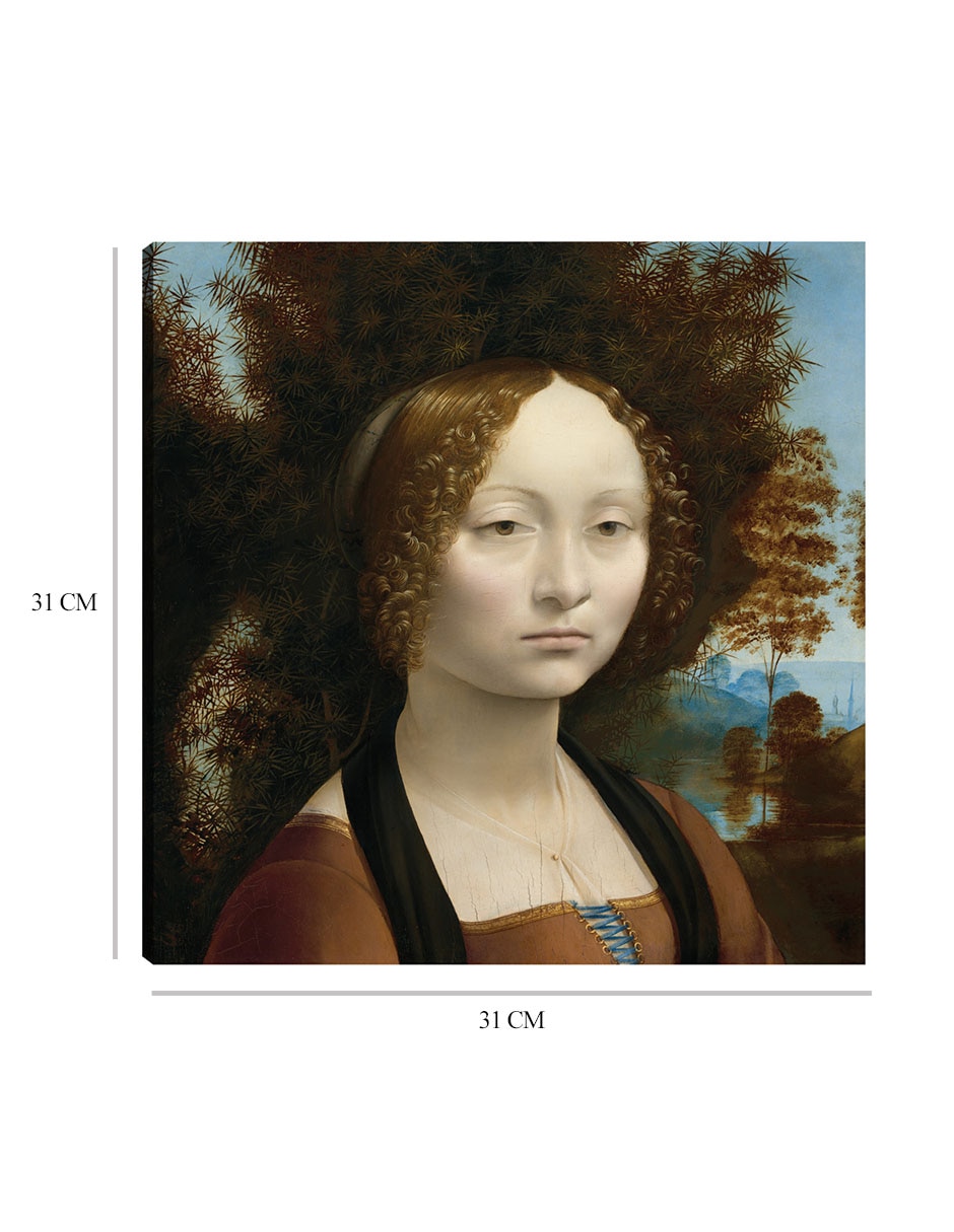 Cuadro decorativo Ginevra de' Benci [anverso], c. (1474-1478) técnica mixta Gente 2