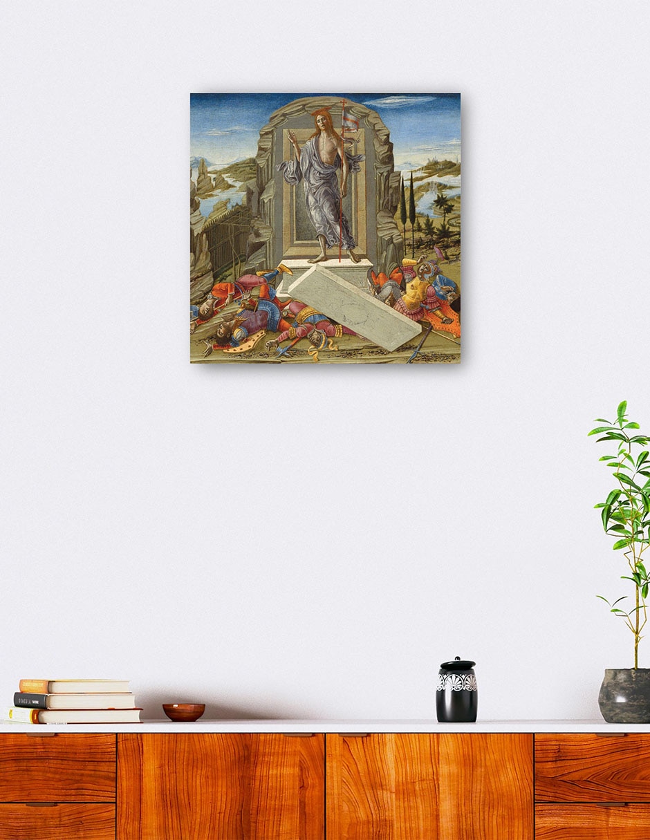 Cuadro decorativo La resurrección técnica mixta Figuras Celestiales 4