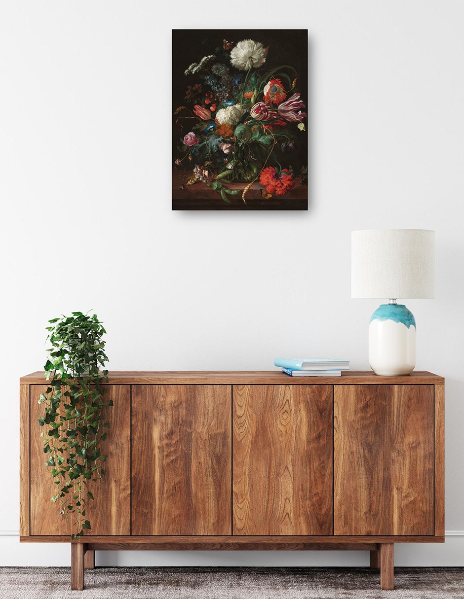 Cuadro decorativo Jarrón de flores, c. 1660 técnica mixta Ramos 3