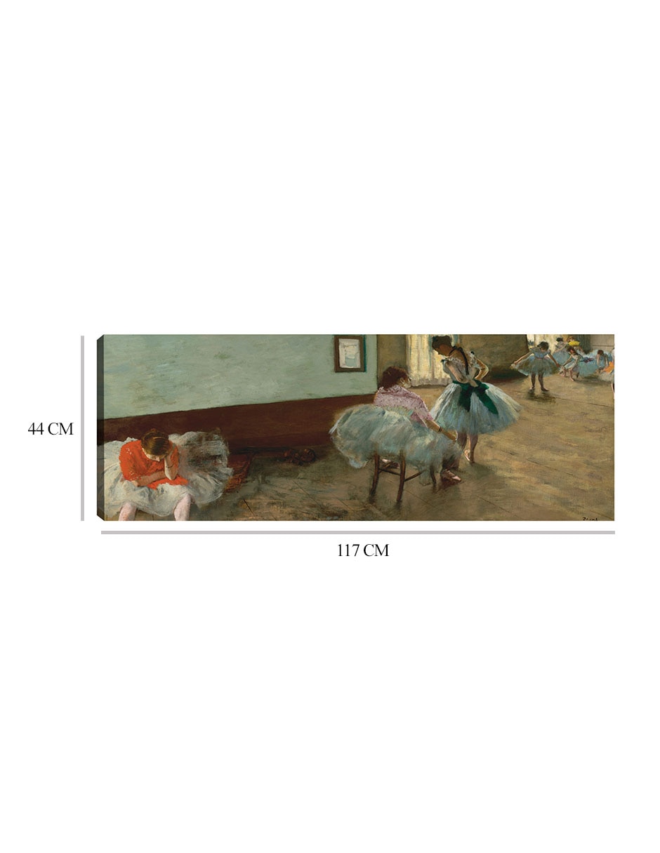 Cuadro decorativo La lección de danza, c. 1879 técnica mixta Gente 3