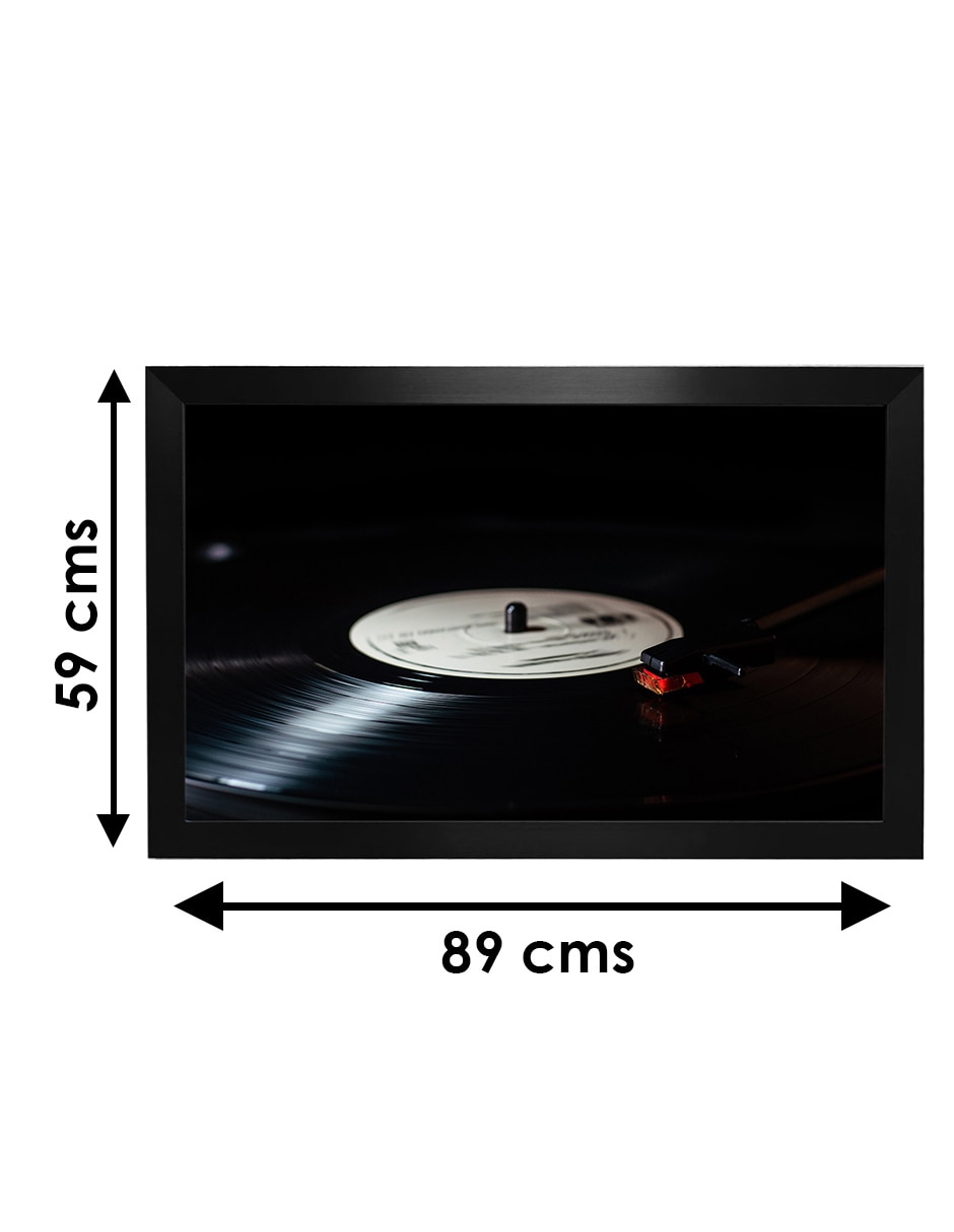 Cuadro decorativo discos 6