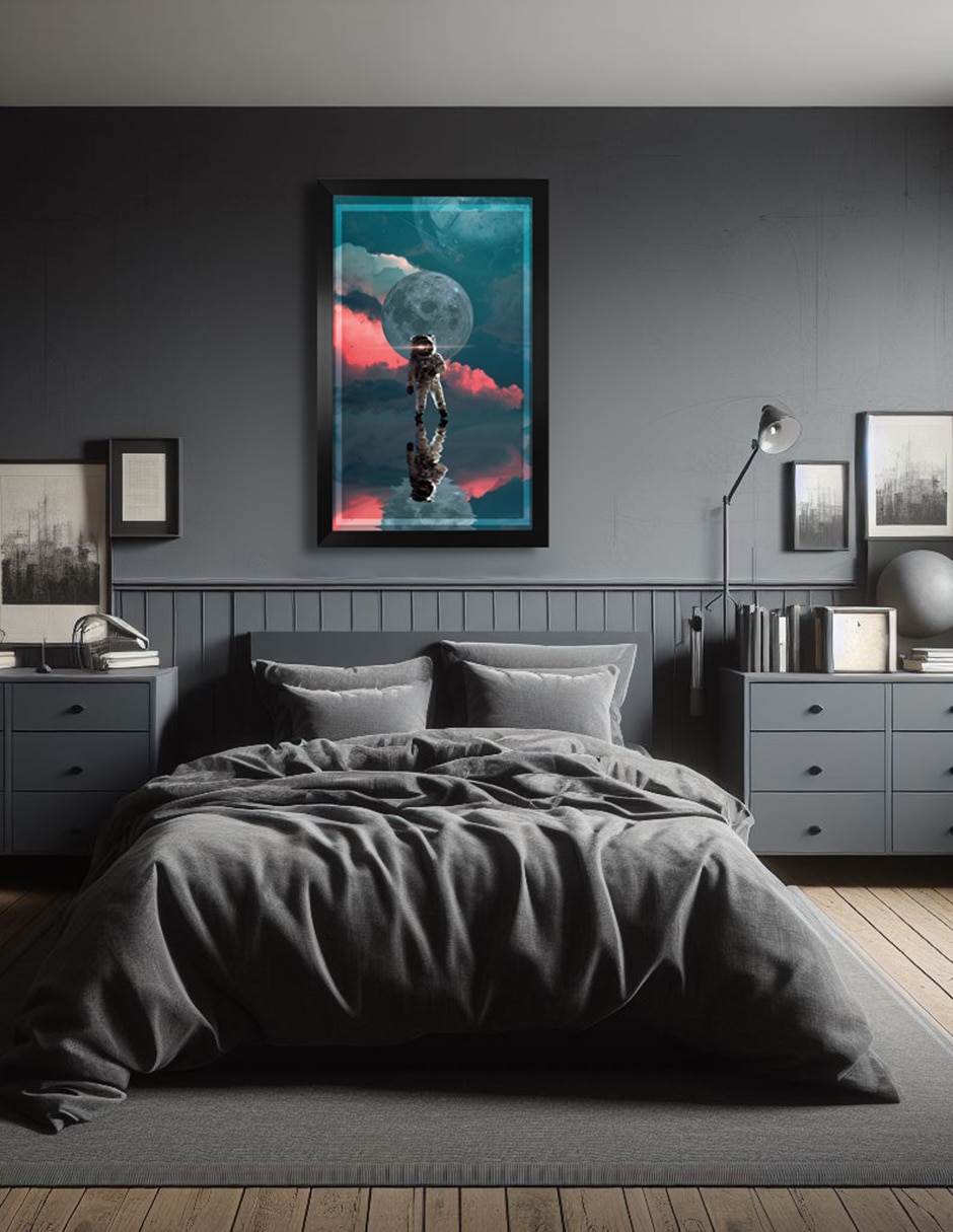 Cuadro decorativo astronauta 2