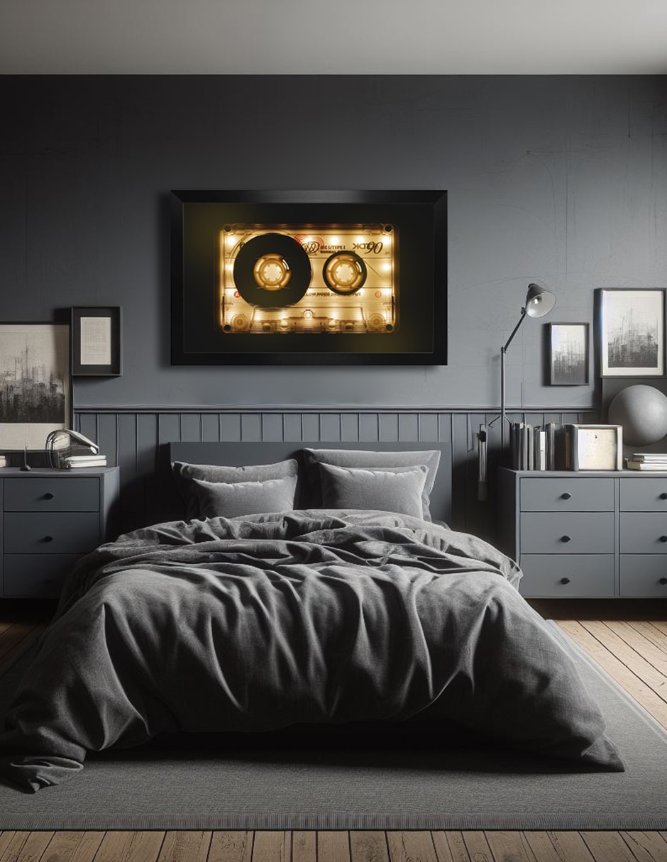 Cuadro decorativo cassette 2