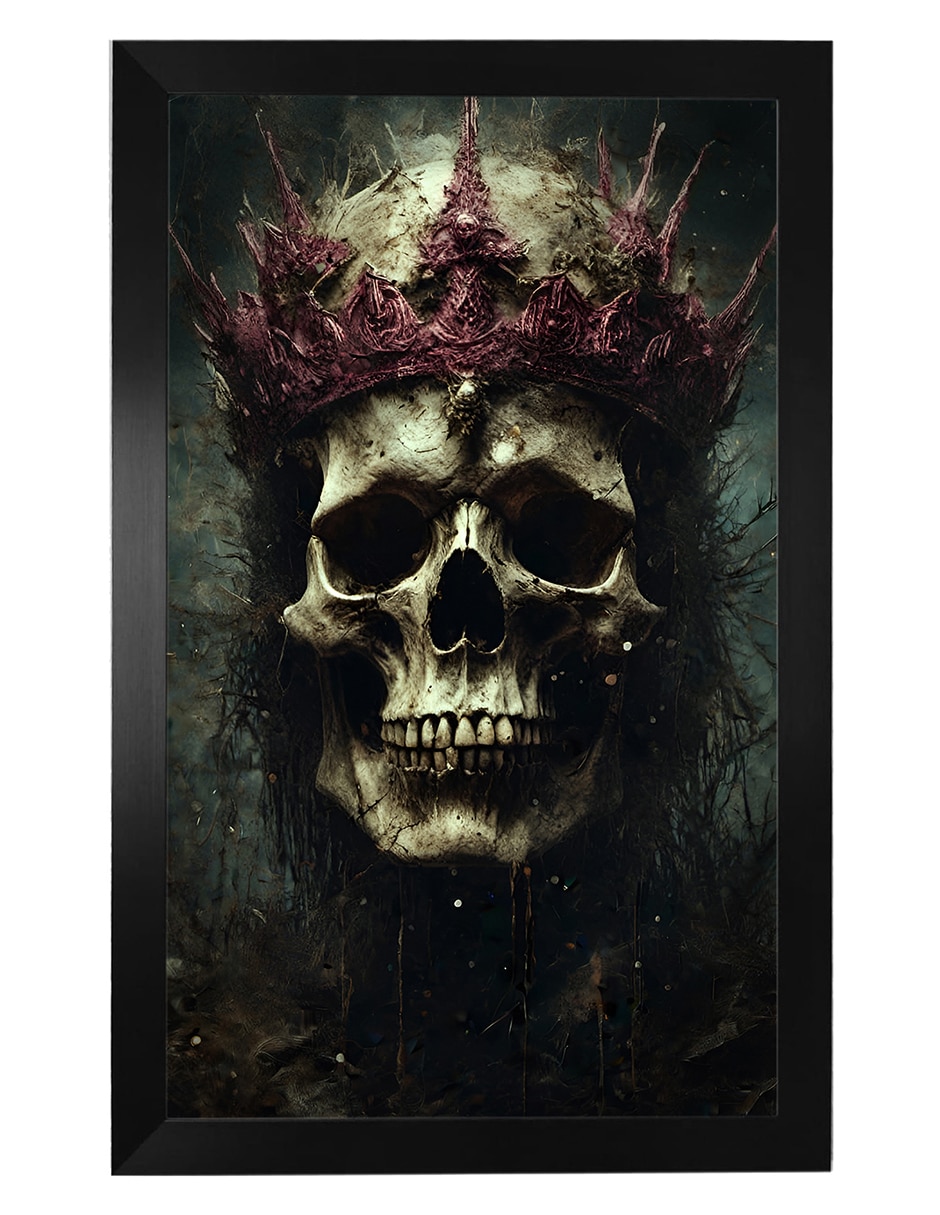 Cuadro decorativo diseño calavera