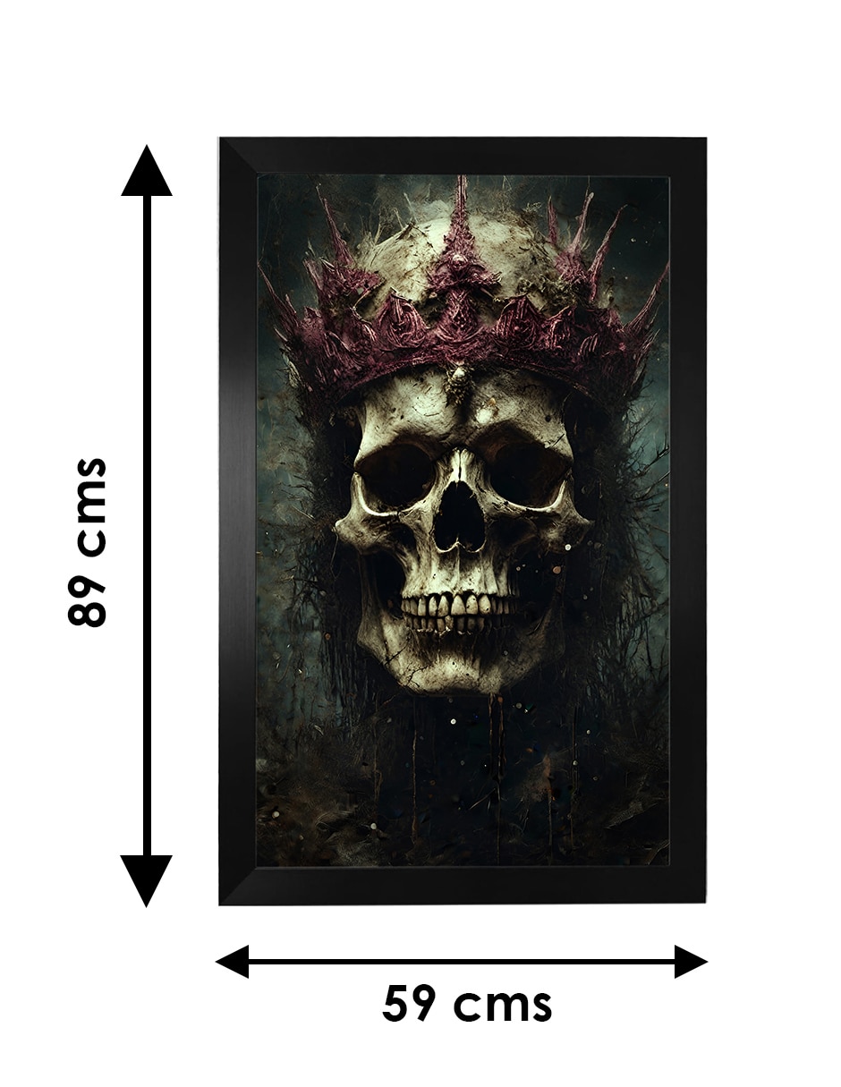 Cuadro decorativo diseño calavera 6