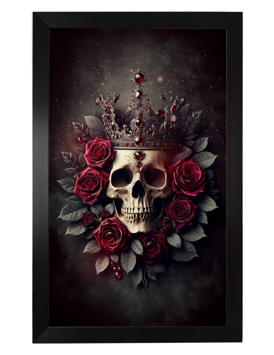 Cuadro decorativo diseño calavera