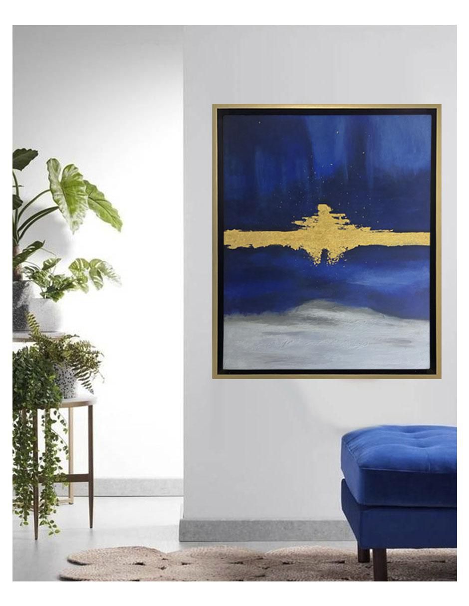 Pintura Gold Belt técnica acrílico 5